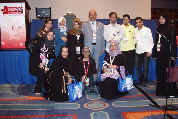 مشاركة جمعية الإمارات للثلاسيميا في المؤتمر الدولي الحادي عشر للثلاسيميا وأمراض الهيموجلوبين والمؤتمر الدولي الثالث عشر للمرضى وأهاليهم في سنغافورا عام ( 2008 )
