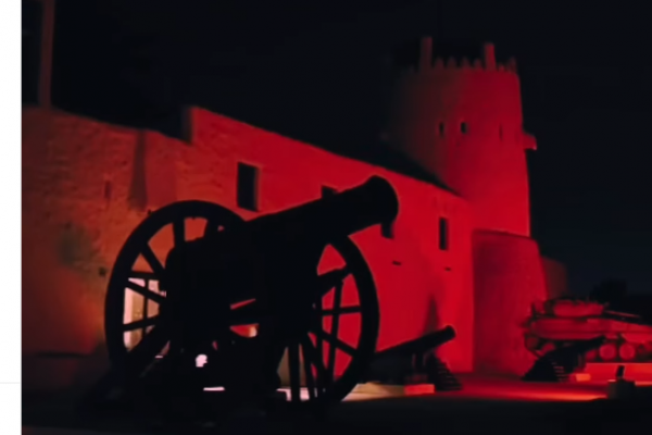 The country's most prominent landmarks were lit up in red on the occasion of World Thalassemia Day.