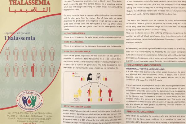 thalassemia brochure